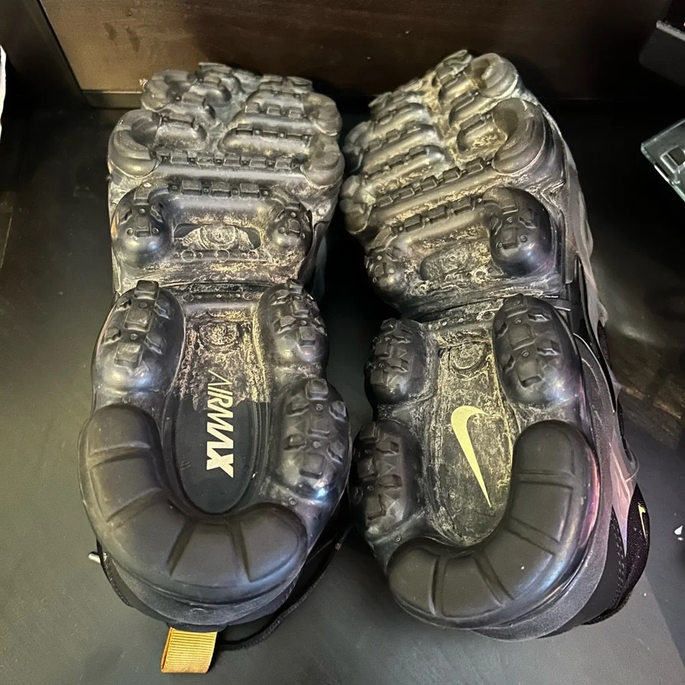 Nike VaporMax Plus Charcoal and Black Sneakers - Picture 6 of 6